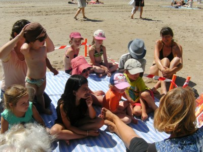 Lecture à la plage