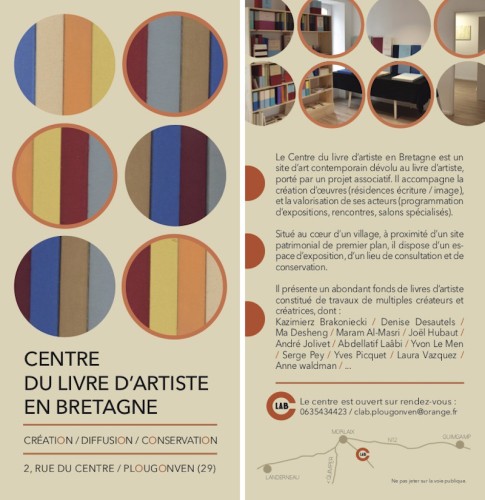 photo Le Centre du livre d'artiste en Bretagne dans le Finistère vient d'ouvrir en cette fin d'année 2022 !