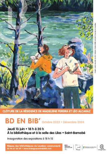 photo [RETOUR SUR] La résidence BD en bib' à Loudéac Communauté - Bretagne Centre (2023-2024)