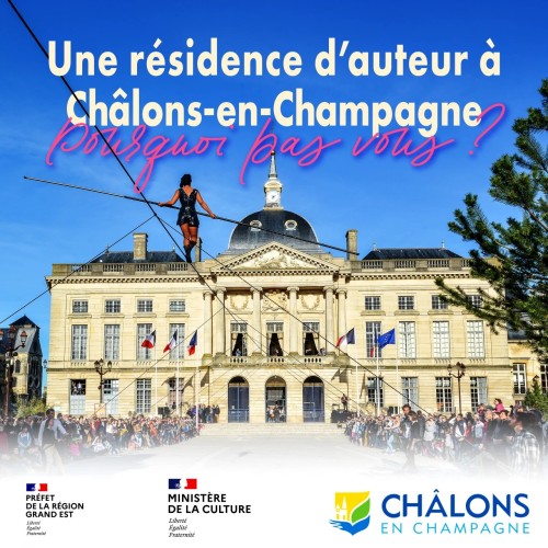 photo Appel à candidature résidence d'auteur Châlons-en-Champagne (51)